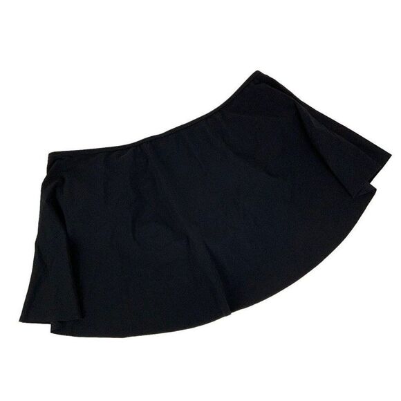 Profile by Gottex Womens Swim Skirt Size 16 Black Stretch Beach Pool Vacation - Picture 2 of 5